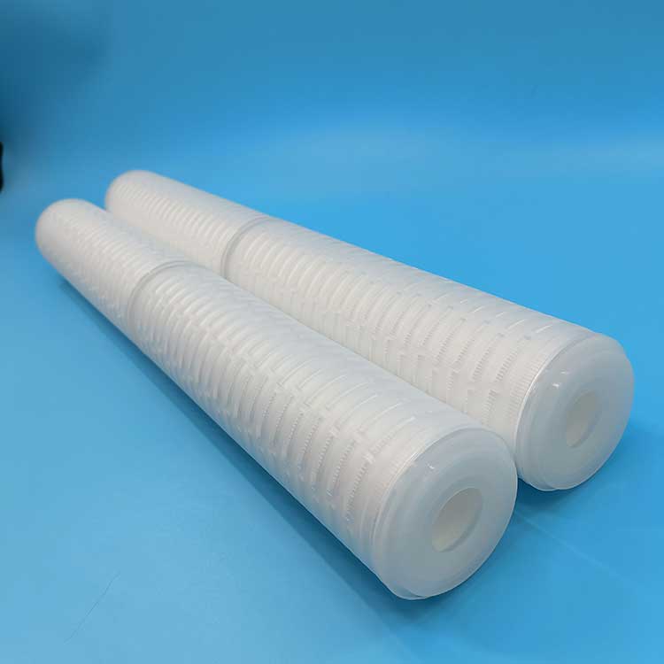 華豫供應(yīng)水過(guò)濾ZDL40英寸1.5微米折疊膜濾芯