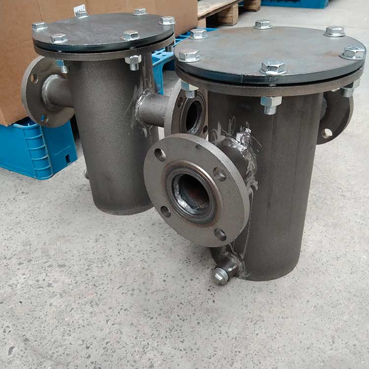 華豫供應液體除雜質用DN50籃式過濾器 碳鋼材質